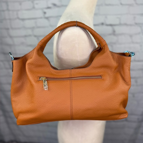 Bostanten Nevin Genuine Leather Satchel Hobo Top Handle Tote - Picture 3 of 13